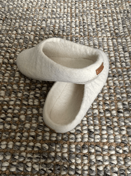 Women's White Slippers