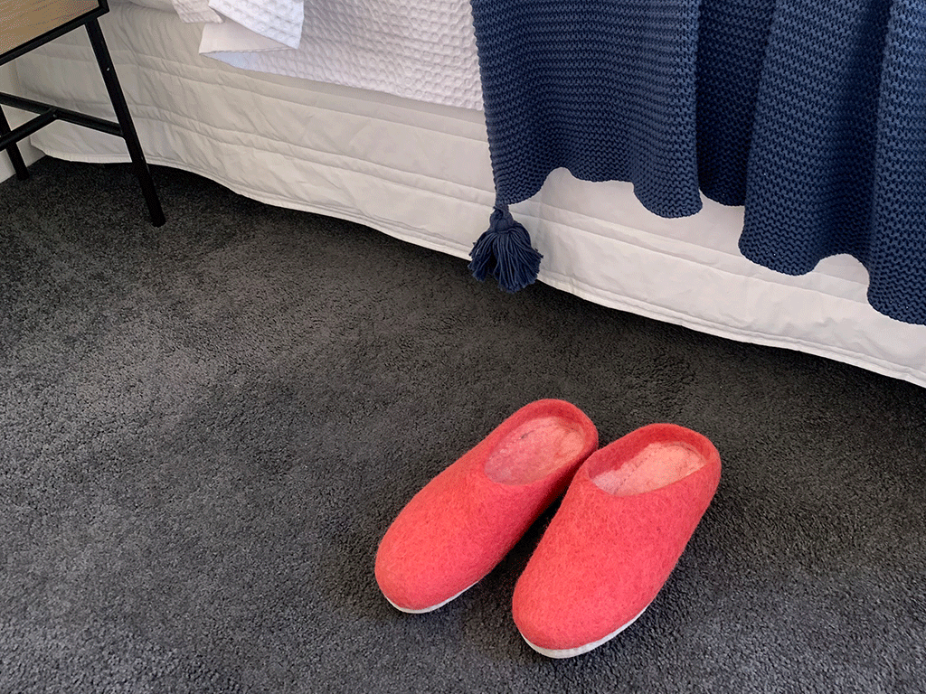 Women's Watermelon Wool Slippers