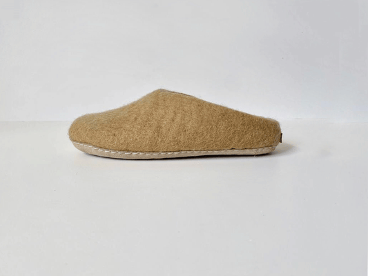 Women's Cinnamon Wool Slippers