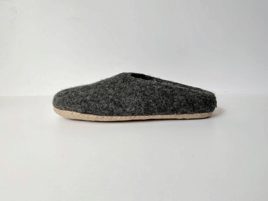 Men's Charcoal Slippers
