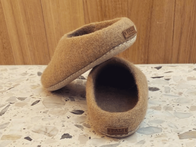 Women's Cinnamon Wool Slippers